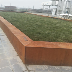 宿豫耐候钢花池围边